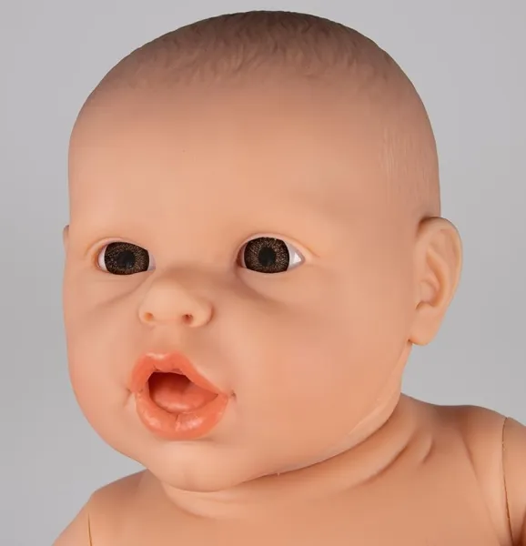 Eltern-Übungsbaby, männlich, helle Hautfarbe