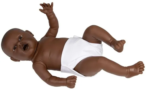 Eltern-Übungsbaby, männlich, dunkle Hautfarbe, 2.4 kg