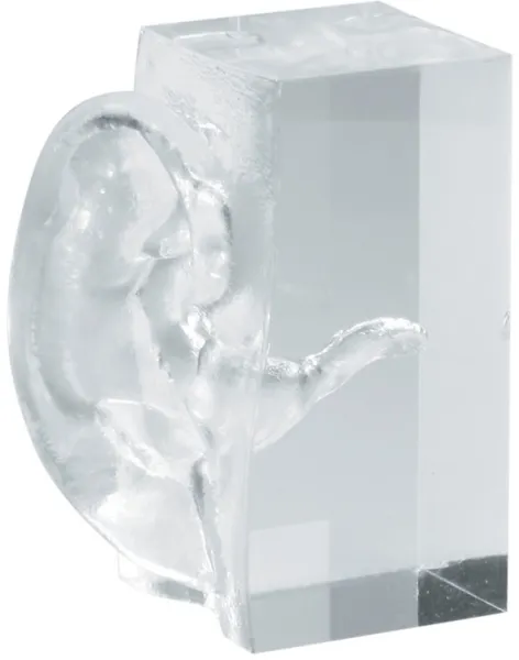 Transparentes Ohrmodell