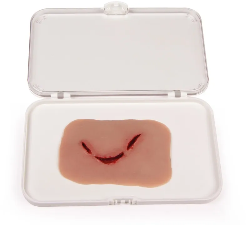 Wundmoulage Schnittwunde Flasche