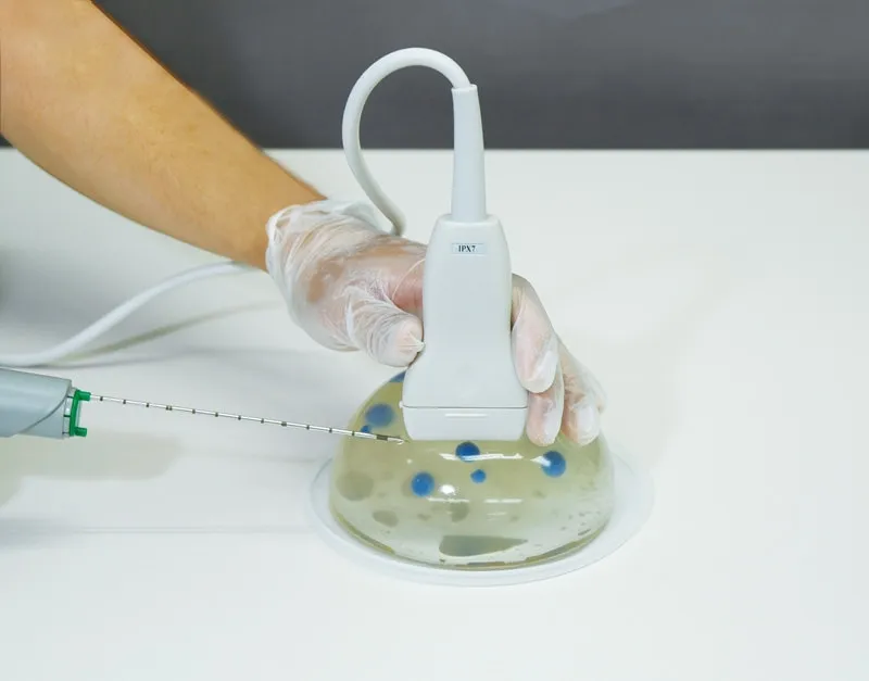 Ultraschallgestütztes Brustbiopsie-Phantom (Set mit zwei Basisphantomen)