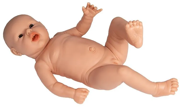 Eltern-Übungsbaby, männlich, helle Hautfarbe