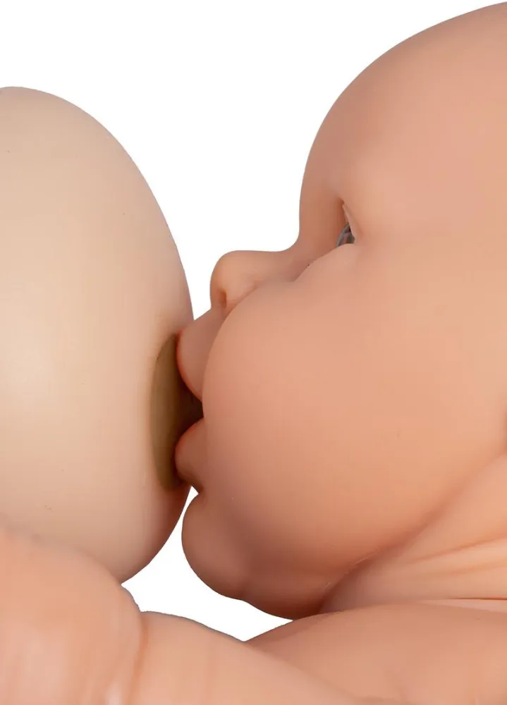 Eltern-Übungsbaby, männlich, helle Hautfarbe