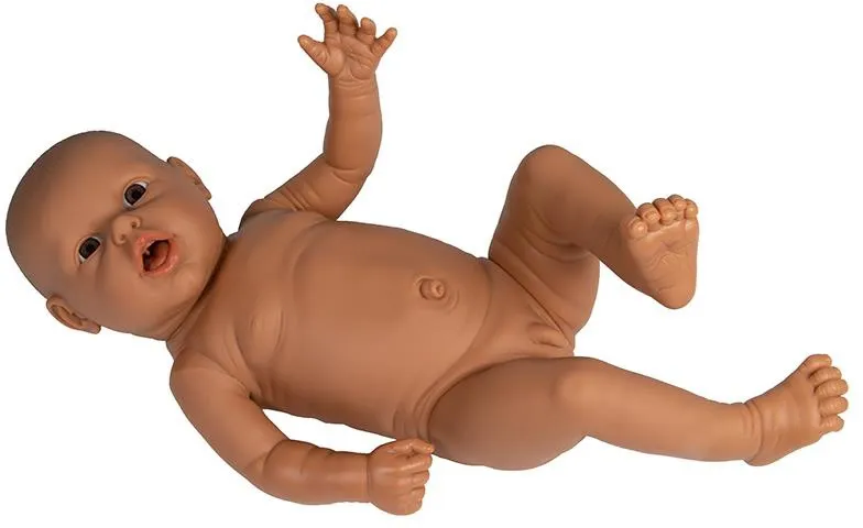 Eltern-Übungsbaby, männlich, mittlere Hautfarbe