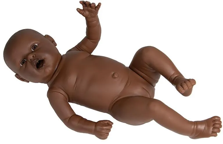 Eltern-Übungsbaby, weiblich, dunkle Hautfarbe, 2.4 kg