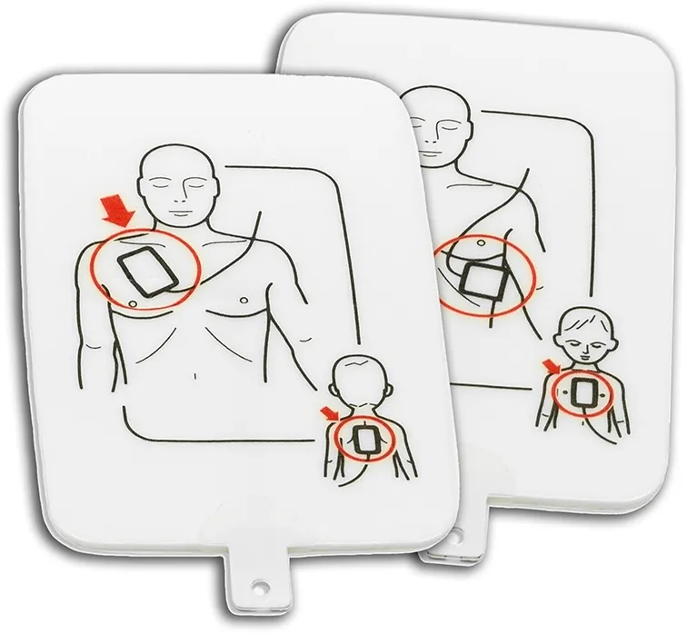 Ersatzpads, 1 Paar für AED Trainer R19500