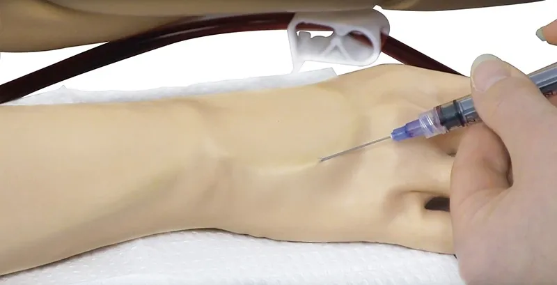 Arm zur intravenösen Injektion für GERI/KERI Pflegepuppe