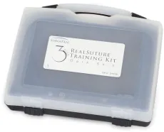 Nahttrainingsset mit 3-lagigem RealSuture-Nahtpad dunkelhäutig