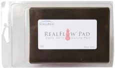 Mittelgrosses RealFlow Nahtpad dunkelhäutig