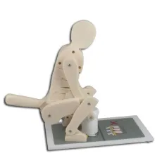 Demonstrationsfigur Richtiges und falsches Heben
